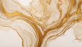 Flowing liquid gold and cream abstract marble texture Royalty Free Stock Photo