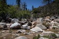 Flowing mountain stream Big Bear, California