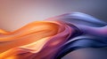 Flowing, multicolored waves of varying transparency create an abstract composition. Royalty Free Stock Photo