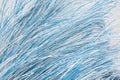 Flowing particles lines with white background, 3d rendering Royalty Free Stock Photo