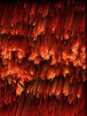 flowing pattern of molten lava red orange and yellow colours