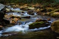 Flowing River Smoky Mountains National Park Tennessee Royalty Free Stock Photo