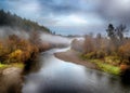 Flowing River From Wohler Bridge