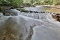 Flowing rocky creek clear clean water