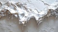 Flowing Silver Liquid With Dripping Melting Metallic Texture Royalty Free Stock Photo