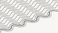 Wavy Zigzag Line Pattern Vector Background, vector design Generative AI Royalty Free Stock Photo