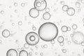 Flowing water bubbles Royalty Free Stock Photo