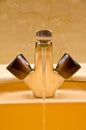 Flowing water faucet Royalty Free Stock Photo