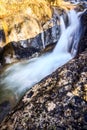 Flowing water at little creek Royalty Free Stock Photo