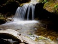 Flowing water of mountain stream