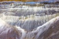 Flowing water over rocks Royalty Free Stock Photo