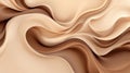 Flowing Wave Pattern in Mocha Mousse Palette