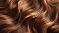 The flowing wavy hair.AI generated image Royalty Free Stock Photo