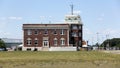 Floyd Bennett Field, Art Deco building of former main terminal and control tower, side view, New York, NY, USA