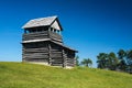 A Log Fire Tower on Groundhog Mountain, Blue Ridge Parkway, Virginia, USA Royalty Free Stock Photo