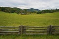 Stack Rail Fence and Farm House