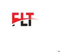FLT Letter Initial Logo Design Vector Illustration Royalty Free Stock Photo