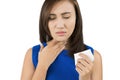 Flu cold or allergy symptom