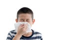 Flu cold or allergy symptom. Royalty Free Stock Photo