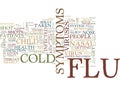 Flu And Cold In Children Text Background Word Cloud Concept