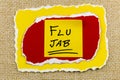 Flu jab vaccination vaccine immunization shot disease covid19 prevention