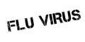 Flu Virus rubber stamp