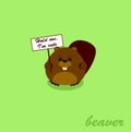 Fluffy beaver