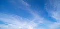 Fluffy cirrus clouds on blue sky abstract nature weather season summer