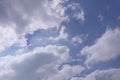 Fluffy cloud in blue sky background. Royalty Free Stock Photo