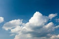 Fluffy cloud on blue sky, white heaven