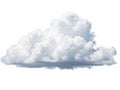 Fluffy cloud isolated on white background Royalty Free Stock Photo
