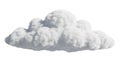 Fluffy cloud isolated on white background isolated on transparent background, isolated on white background Royalty Free Stock Photo