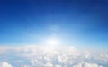 Fluffy clouds Royalty Free Stock Photo