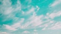 Fluffy Clouds Cloud Sky Blue Moving In Blue Cloudy Sky With Fluffy Clouds. Natural Background Cloudscape 4K Time Lapse Royalty Free Stock Photo