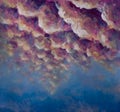Fluffy Clouds Painting