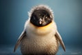 Fluffy emperor penguin chick portrait Royalty Free Stock Photo