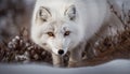 Fluffy gray wolf pup, looking away generated by AI Royalty Free Stock Photo