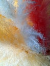 Fluffy multi-colored surface. Color fluffy background. colored fluff Royalty Free Stock Photo