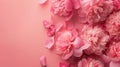 Fluffy pink peonies flowers background Royalty Free Stock Photo