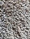Fluffy grey carpet texture as background