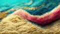 fluffy texture abstract background color soft fur AI generated Royalty Free Stock Photo