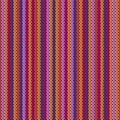 Fluffy vertical stripes christmas knit geometric