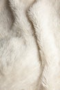 Fluffy White Fake Fur Fabric Royalty Free Stock Photo