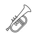 Flugelhorn linear icon