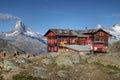 Fluhalp mountain hut, Zermatt, Switzerland Royalty Free Stock Photo