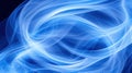 Fluid abstract background with dynamic blue waves and light patterns. Royalty Free Stock Photo