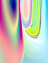 Fluid abstract curves background illustration. Vibrant liquid marble colorful abstraction.