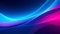 fluid abstract design featuring dynamic, wavy lines in shades of blue, pink, and purple