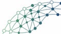 Fluid abstract network grid, symbolizing seamless connection and data. vector design Generative AI Royalty Free Stock Photo