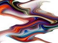 Fluid abstract red pink blue orange background, graphics, abstract background and texture Royalty Free Stock Photo